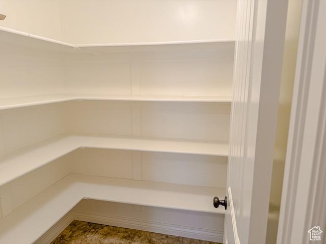 view of pantry
