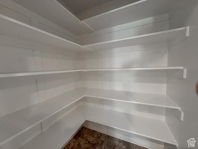 view of storage area