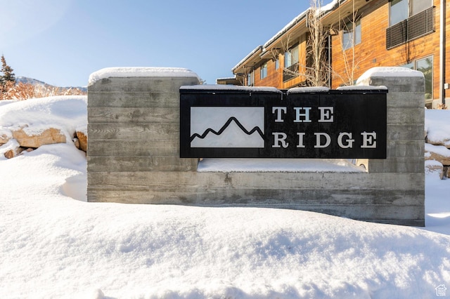 3576 Ridgeline Dr Unit 14-C, Park City, UT 84098 - view of community sign