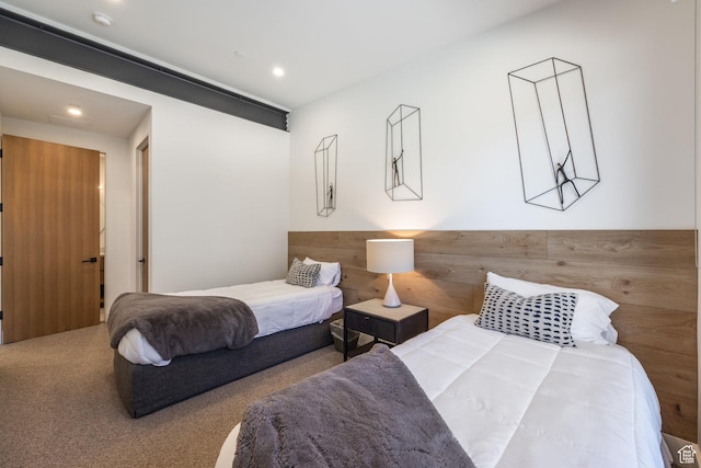 3576 Ridgeline Dr Unit 14-C, Park City, UT 84098 - carpeted bedroom featuring recessed lighting