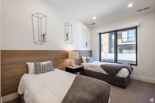 3576 Ridgeline Dr Unit 14-C, Park City, UT 84098 - bedroom featuring carpet flooring, recessed lighting, and baseboards