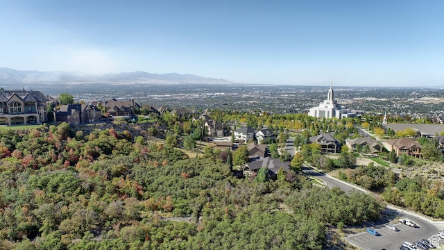 drone / aerial view featuring a residential view