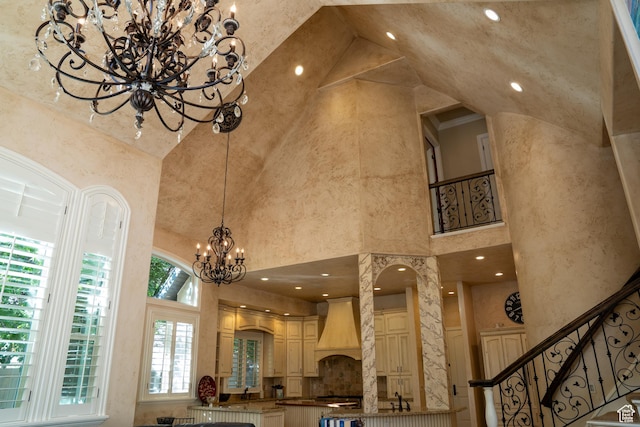 building lobby featuring stairway