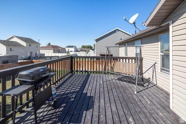 783 W 900 S, Tremonton, UT 84337 - deck featuring a fenced backyard and a residential view