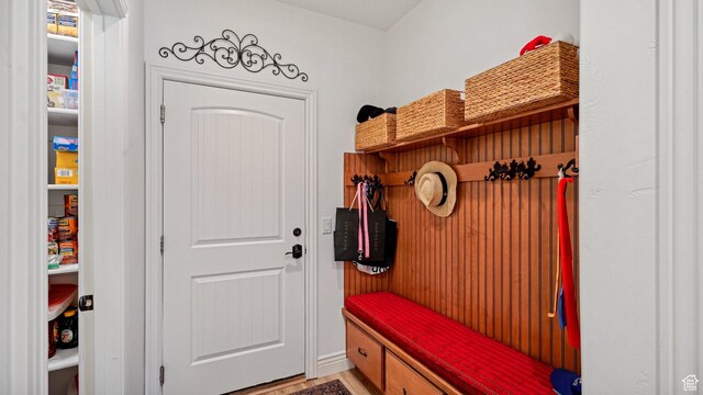 view of mudroom