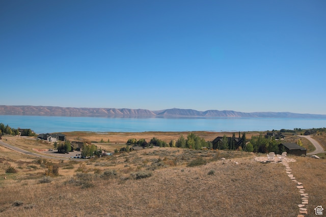 86 Aster Pl, Fish Haven, ID 83287 - view of water feature with a mountain view