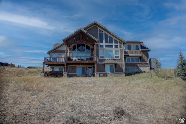 86 Aster Pl, Fish Haven, ID 83287 - view of rear view of house