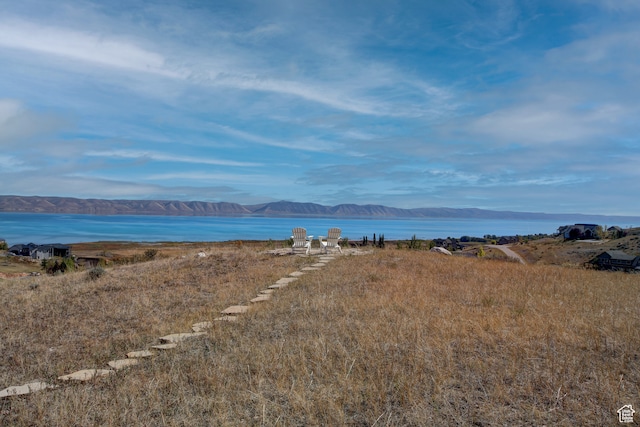 86 Aster Pl, Fish Haven, ID 83287 - view of water feature with a mountain view