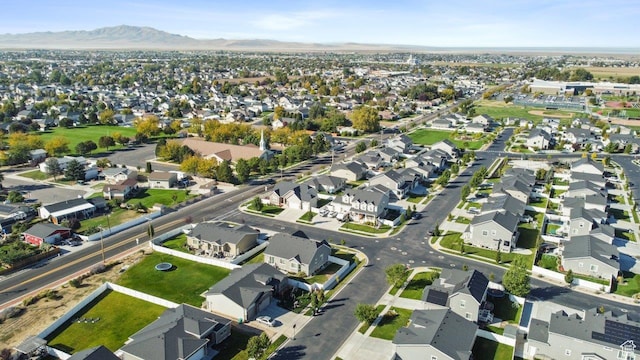 665 S 1400 W, Syracuse, UT 84075 - aerial view featuring a mountain view and a residential view