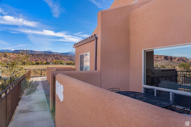 3862 Desert Willow Cir Unit A8, Moab, UT 84532 - view of patio with a mountain view