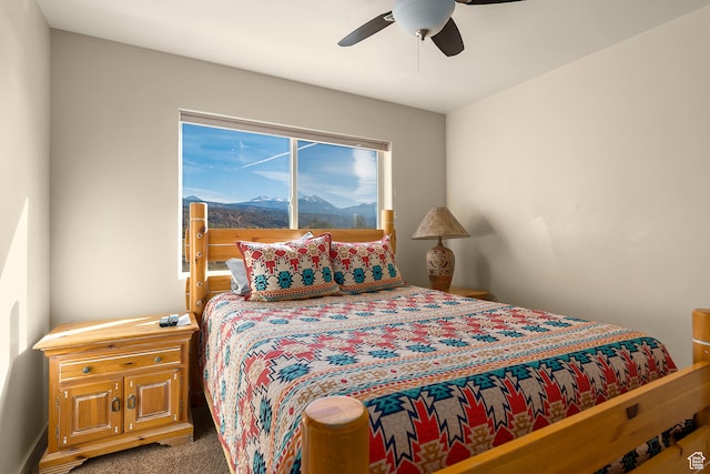 3862 Desert Willow Cir Unit A8, Moab, UT 84532 - carpeted bedroom with ceiling fan