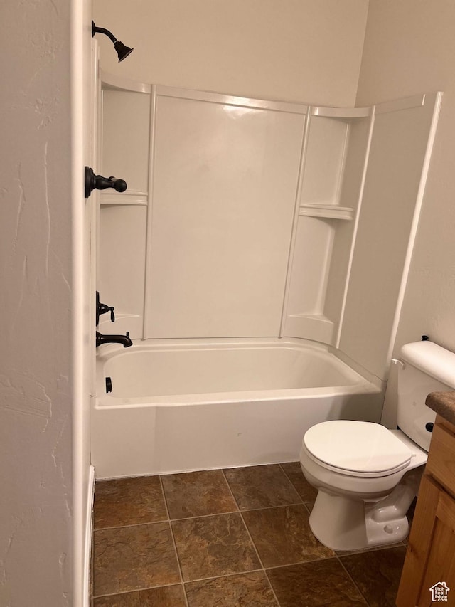 6912 S Village Haven Ln, Midvale, UT 84047 - full bathroom with toilet, vanity, and  shower combination