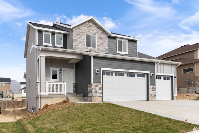 1696 S Windsong Dr Unit 362, Santaquin, UT 84655 - view of front of property featuring a garage and a front lawn
