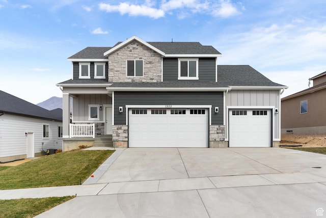 1696 S Windsong Dr Unit 362, Santaquin, UT 84655 - view of front of house with a front yard and a garage