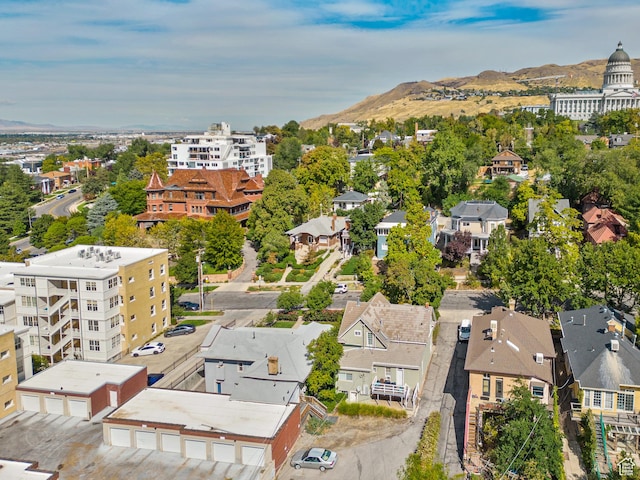 48 E 200 N, Salt Lake City, UT 84103 - birds eye view of property with a mountain view and a city view