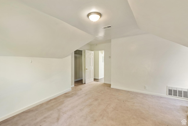 48 E 200 N, Salt Lake City, UT 84103 - bonus room featuring light carpet, baseboards, vaulted ceiling, and visible vents