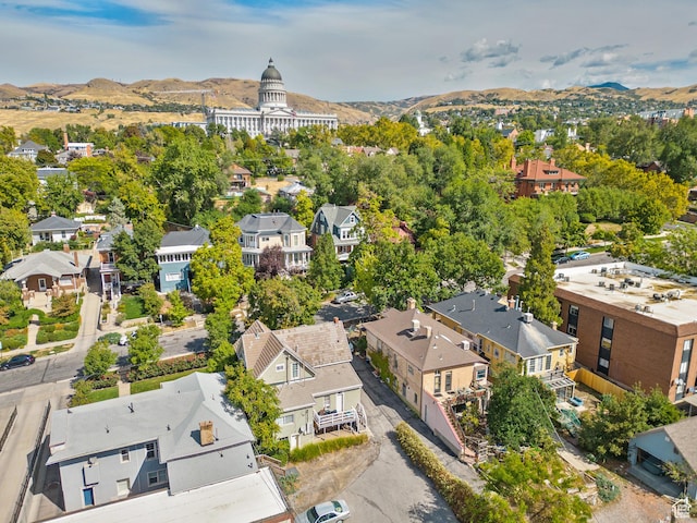48 E 200 N, Salt Lake City, UT 84103 - drone / aerial view featuring a residential view and a mountain view