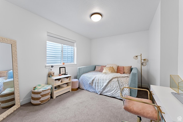 bedroom featuring carpet floors
