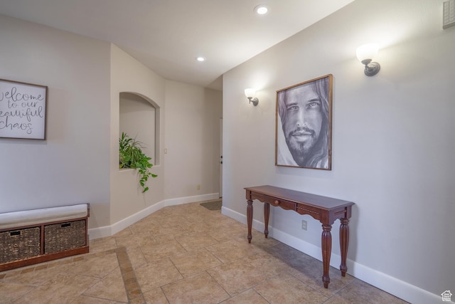 2042 Westcliff Dr, St George, UT 84790 - corridor with recessed lighting, visible vents, and baseboards