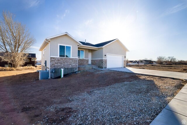 ranch-style house with a garage