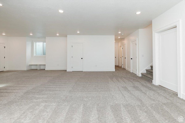 1153 E 160 N, Hyde Park, UT 84318 - interior space featuring carpet floors, recessed lighting, and stairway