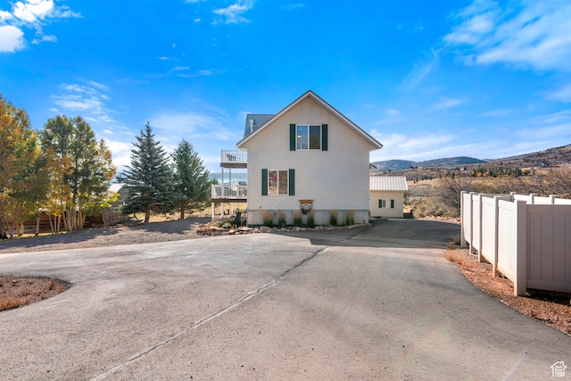 213 Lewis Loop Unit 38, Fish Haven, ID 83287 - view of property exterior featuring a mountain view