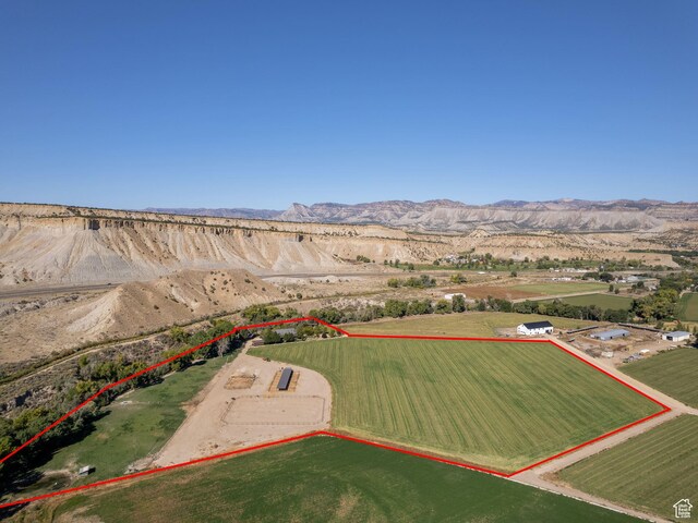 2050 W 2130 N, Helper, UT 84526 - birds eye view of property with a rural view and a mountain view