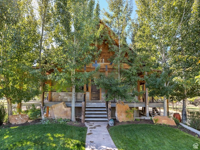 2050 W 2130 N, Helper, UT 84526 - view of front of house with a front yard and stairs
