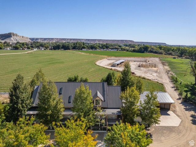 2050 W 2130 N, Helper, UT 84526 - birds eye view of property featuring a mountain view and a rural view