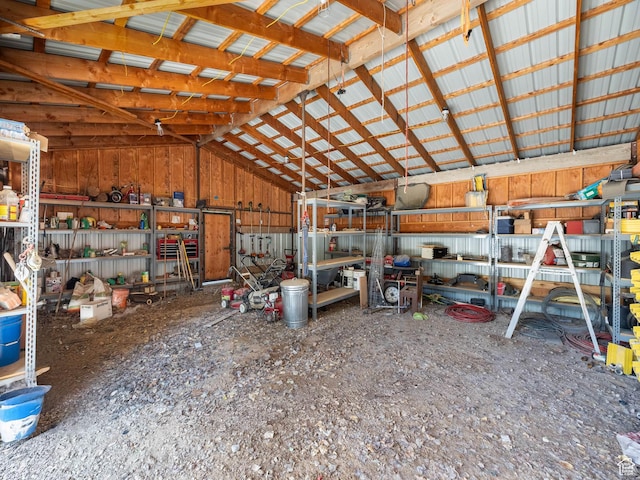 2050 W 2130 N, Helper, UT 84526 - garage featuring metal wall