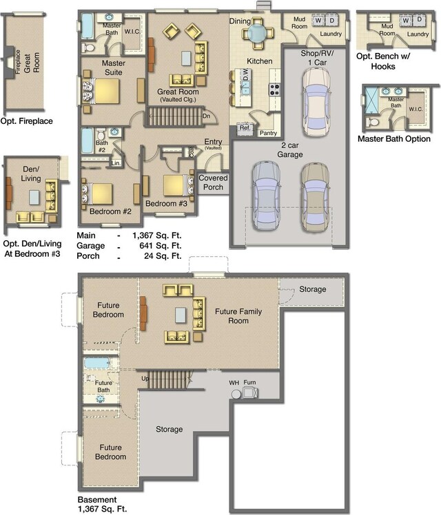 1131 W High Plains Dr Unit 601, Grantsville, UT 84029 - floor plan / room layout