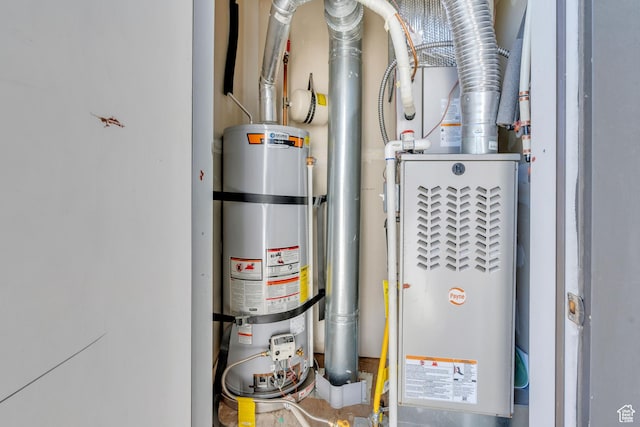 548 E 300 N, Vineyard, UT 84059 - utility room with heating unit and secured water heater