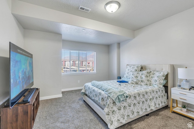 548 E 300 N, Vineyard, UT 84059 - bedroom with carpet flooring, a textured ceiling, visible vents, and baseboards