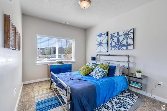 265 N 670 E, Vineyard, UT 84059 - carpeted bedroom featuring a textured ceiling, visible vents, and baseboards