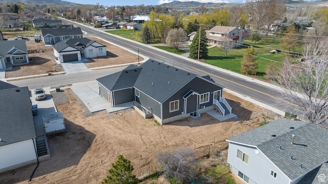 292 500 N, Santaquin, UT 84655 - aerial view with a mountain view and a residential view