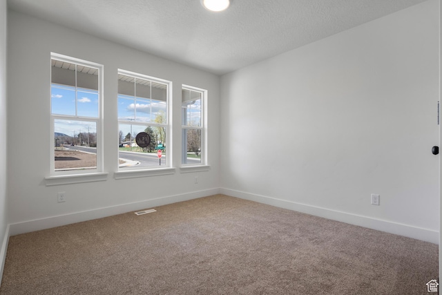 292 500 N, Santaquin, UT 84655 - carpeted empty room featuring a textured ceiling, baseboards, and visible vents