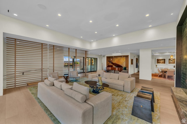 973 W Sipala Trl, Ivins, UT 84738 - living room with light hardwood / wood-style flooring