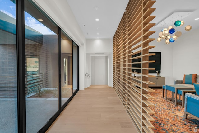 973 W Sipala Trl, Ivins, UT 84738 - hall featuring light wood-type flooring