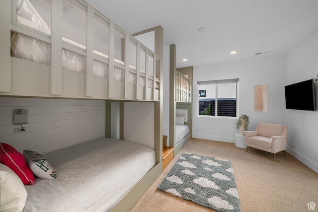 3617 S Cypress Point Rd, Hurricane, UT 84737 - bedroom featuring light carpet