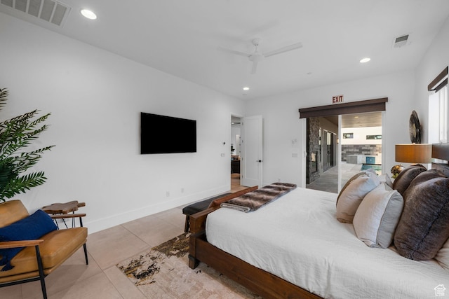 3617 S Cypress Point Rd, Hurricane, UT 84737 - bedroom with ceiling fan