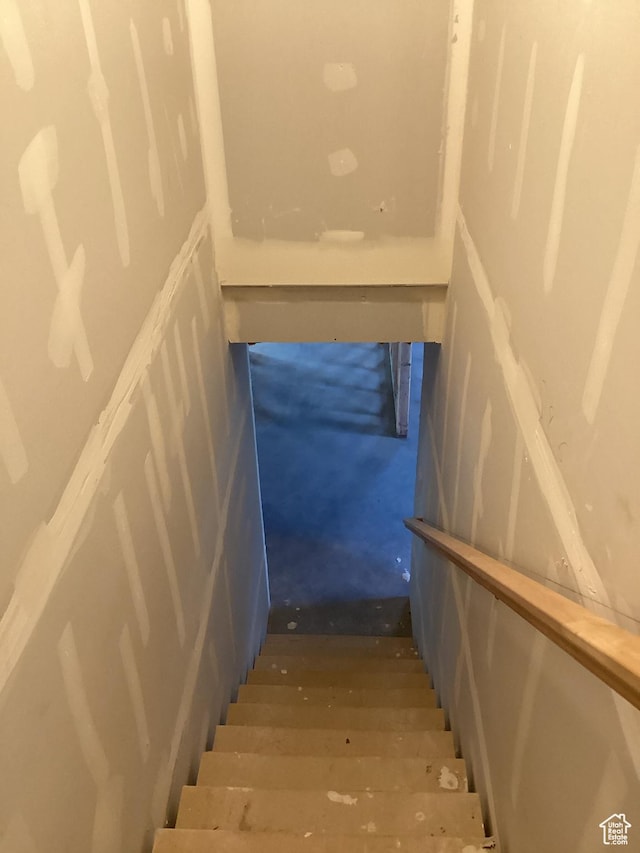 796 W Cherry Orchard Ln S, Grantsville, UT 84029 - stairs with wood finished floors