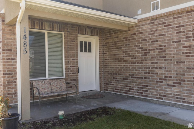 1485 W 350 N, Springville, UT 84663 - doorway to property with brick siding