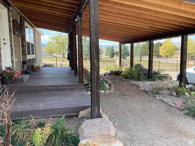 1528 E Valley View Dr, Manila, UT 84046 - wooden deck featuring fence