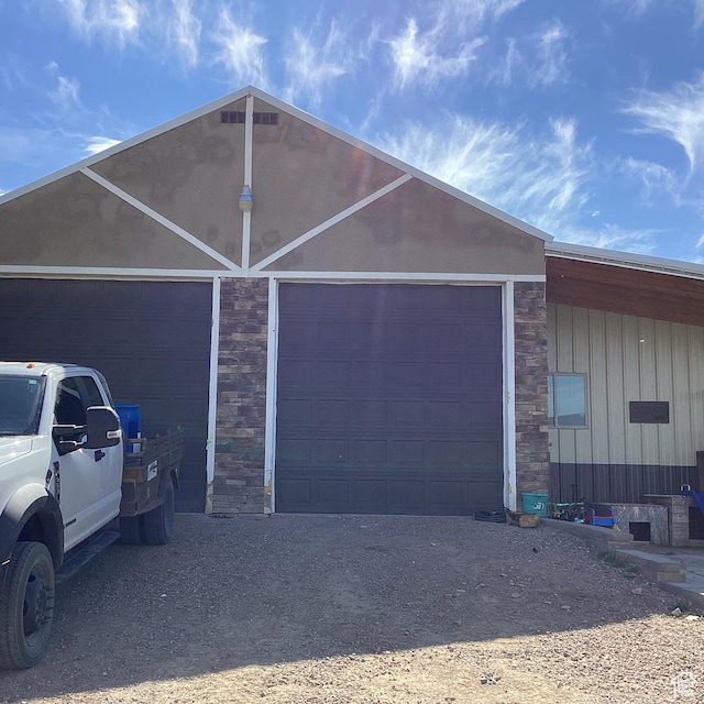 1528 E Valley View Dr, Manila, UT 84046 - garage with driveway