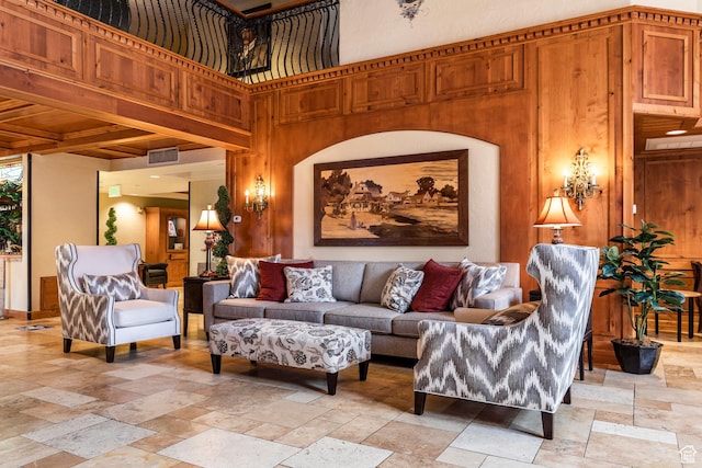 lobby with visible vents