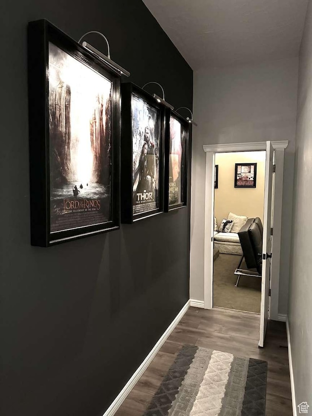 1350 E 600 S, Richfield, UT 84701 - hall featuring baseboards and wood finished floors
