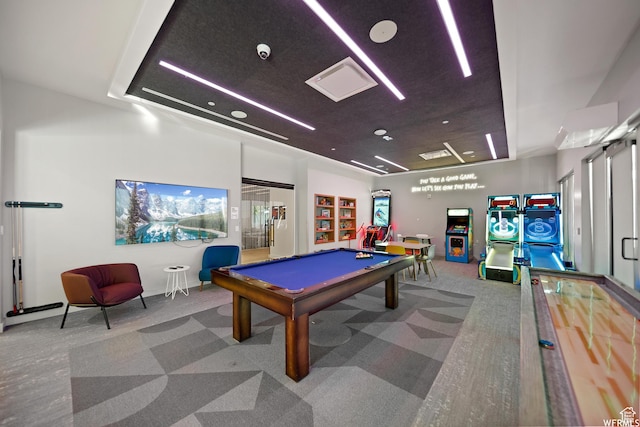 2670 Canyons Resort Dr Unit 208, Park City, UT 84098 - playroom with carpet floors and billiards table