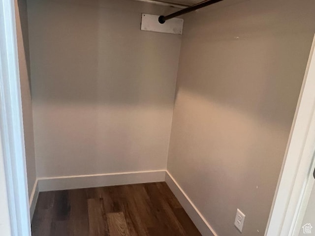 6932 N 2750 W, Honeyville, UT 84314 - walk in closet featuring dark wood-style flooring