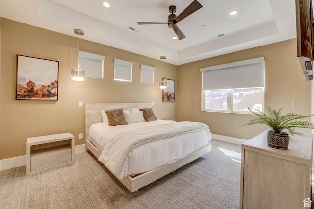 4971 S Cattail Way, Washington, UT 84780 - bedroom featuring light carpet, baseboards, and visible vents