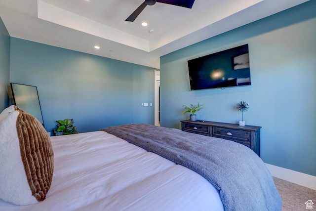 4971 S Cattail Way, Washington, UT 84780 - carpeted bedroom featuring ceiling fan and recessed lighting